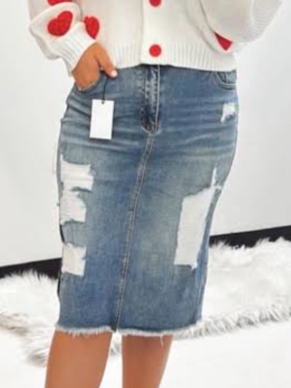 TNR Brand Denim skirt
